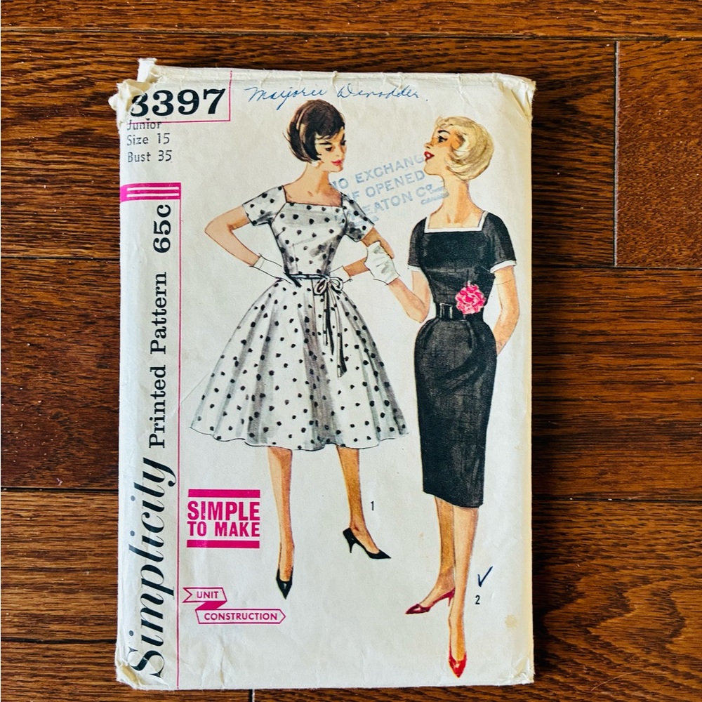 Simplicity Pattern for Dresses